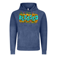 Vintage Denim western blessed Vintage Hoodie - Zillion Design Studio