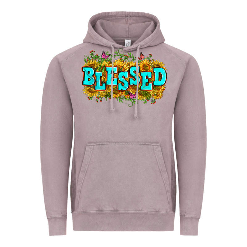 Western Blessed Vintage Hoodie by Zillion Design Studio | Teevron