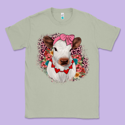 Heifer Valentines Classic Tee Designed By Jahusdesignshop