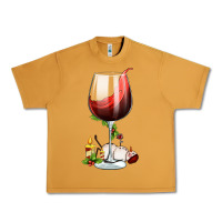 Peanut Butter christmas wine glass Urban Heavy Tee - FaDigitalArtStudio