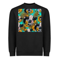 Black holstein cow seamless pattern Heavyweight Sweatshirt - HRA Design Shop
