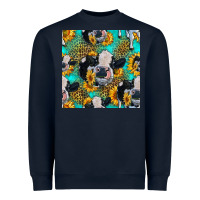 Navy holstein cow seamless pattern Heavyweight Sweatshirt - HRA Design Shop