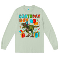 Matcha birthday boy t rex Long Sleeve Tee - Artiststas