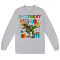 Moon Dust birthday boy t rex Long Sleeve Tee - Artiststas