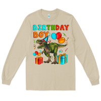 Mushroom birthday boy t rex Long Sleeve Tee - Artiststas