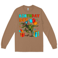 Toasted Coconut birthday boy t rex Long Sleeve Tee - Artiststas