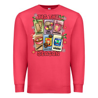 Cardinal this the season tamales pan dulce Premium Sweatshirt - MaliasSmallBusiness