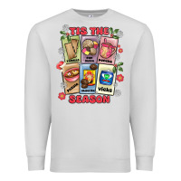 Dove Grey this the season tamales pan dulce Premium Sweatshirt - MaliasSmallBusiness