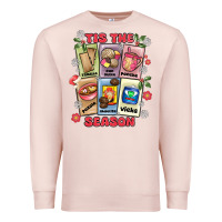 Pale Pink this the season tamales pan dulce Premium Sweatshirt - MaliasSmallBusiness