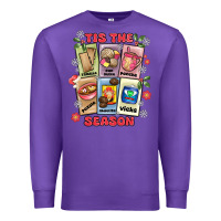 Purple this the season tamales pan dulce Premium Sweatshirt - MaliasSmallBusiness