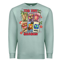 Seafoam this the season tamales pan dulce Premium Sweatshirt - MaliasSmallBusiness