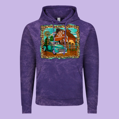 Rustic Country Barn Vintage Hoodie Designed By Zillion Design Studio