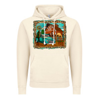 Vintage Artic rustic country barn Vintage Hoodie - Zillion Design Studio