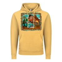 Vintage Mustard rustic country barn Vintage Hoodie - Zillion Design Studio