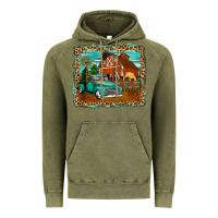 Vintage Olive rustic country barn Vintage Hoodie - Zillion Design Studio