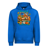 Cobalt Thankful Blessed Urban Hoodie - texasbilliewilder