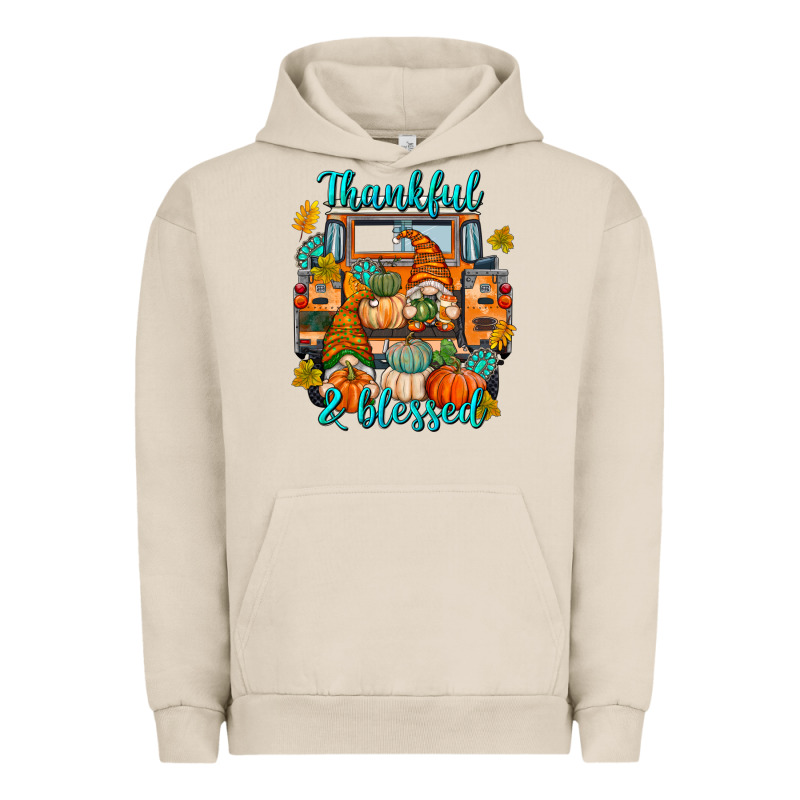 Thankful Blessed Urban Hoodie by texasbilliewilder | Teevron