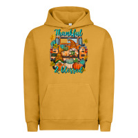Pigment Peanut Butter Thankful Blessed Urban Hoodie - texasbilliewilder