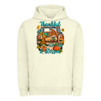 Pigment Pistachio Thankful Blessed Urban Hoodie - texasbilliewilder