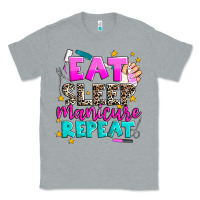 Heather Grey eat sleep manicure repeat Classic Tee - AdoDesignShop