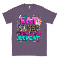Lavender eat sleep manicure repeat Classic Tee - AdoDesignShop