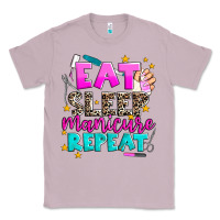 Lilac eat sleep manicure repeat Classic Tee - AdoDesignShop