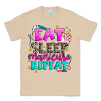 Mushroom eat sleep manicure repeat Classic Tee - AdoDesignShop