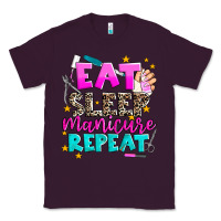 Plum eat sleep manicure repeat Classic Tee - AdoDesignShop