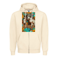 Western Ranch Life Mustang Horse Zipper Hoodie | Teevron