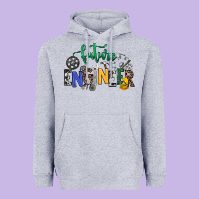 Future Engineer Heavyweight Hoodie Designed By Nancycooperartshop