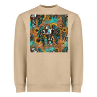 Mushroom faith cross seamless pattern Heavyweight Sweatshirt - HRA Design Shop