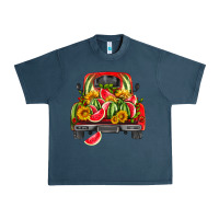 Midnight Navy watermelon and truck Urban Heavy Tee - HRA Design Shop