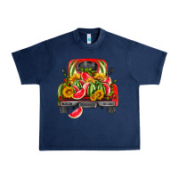 Navy watermelon and truck Urban Heavy Tee - HRA Design Shop