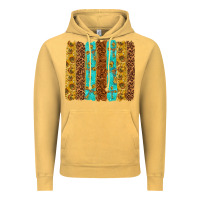 Vintage Mustard Western Brushstrokes Vintage Hoodie - texasbilliewilder