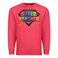 Cardinal super teacher with leopard Premium Sweatshirt - NancyCooperArtShop
