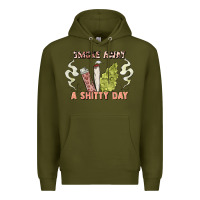 Smoke Away A Sh Tty Day Premium Hoodie | Teevron