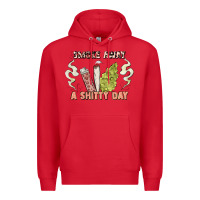 Red smoke away a sh tty day Premium Hoodie - Artiststas