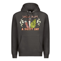 Smoke smoke away a sh tty day Premium Hoodie - Artiststas