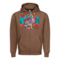 Chestnut Pink Glitter And Roses Sphynx Cat Zipper Hoodie - LillyAllenDesigns