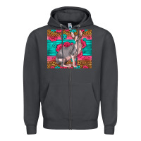Smoke Pink Glitter And Roses Sphynx Cat Zipper Hoodie - LillyAllenDesigns