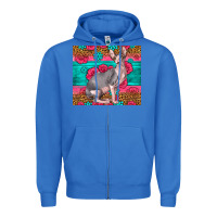 True Royal Pink Glitter And Roses Sphynx Cat Zipper Hoodie - LillyAllenDesigns