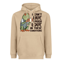 Mushroom i cant live laugh love in these conditions Heavyweight Hoodie - MaliasSmallBusiness