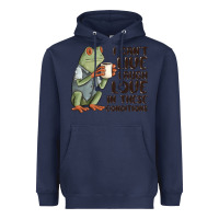 Navy i cant live laugh love in these conditions Heavyweight Hoodie - MaliasSmallBusiness