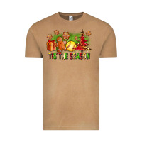 Vintage Camel Tis The Season Christmas With Softball And Gingerbread Man Vintage Tee - FaDigitalArtStudio