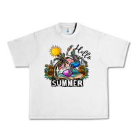 Lunar Rock hello summer Urban Heavy Tee - CowhideDigitalArt