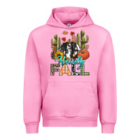 Fuchsia Pink Howdy Fall Urban Hoodie - texasbilliewilder