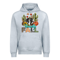 Heather Grey Howdy Fall Urban Hoodie - texasbilliewilder