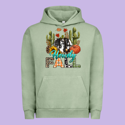 Howdy Fall Urban Hoodie Designed By Texasbilliewilder