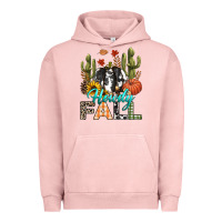 Pigment Salmon Howdy Fall Urban Hoodie - texasbilliewilder