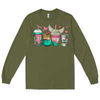Army Green best mom ever mothers day coffee cups Long Sleeve Tee - Jasminsmagicworld